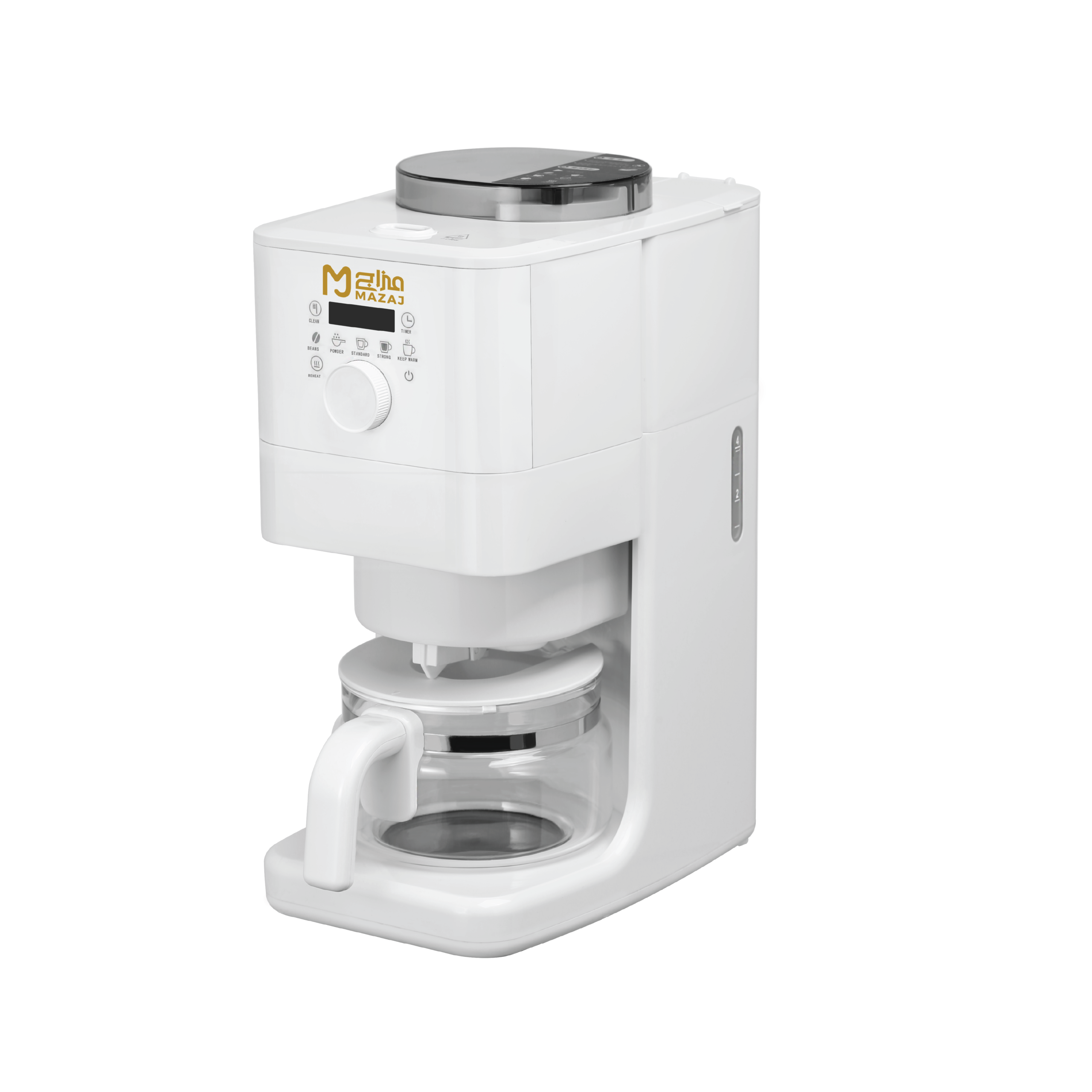 MJ-GM62-W (2) صانعة قهوة مع مطحنة مدمجة MJ-GM62-W - الصورة 1